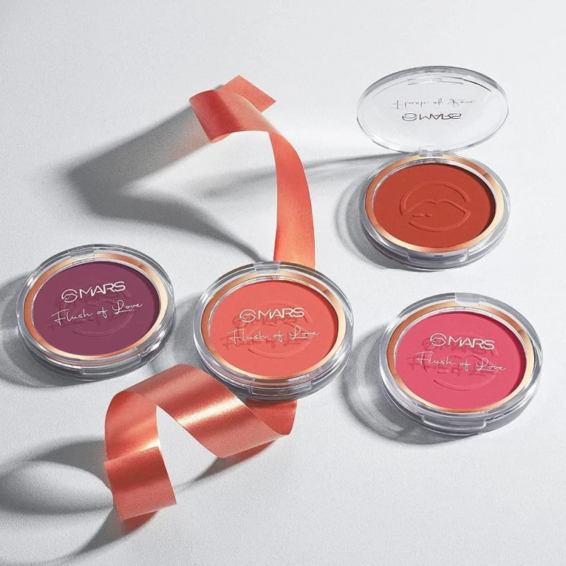 MARS Flush of Love Face Blusher | Highly Pigmented & Easy to Blend | Lightweight & Natural Finish (8.0 gm) (Shade-02) thumbnail 3
